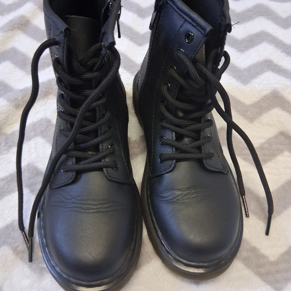 Dr. Martens Black Leather Footwear